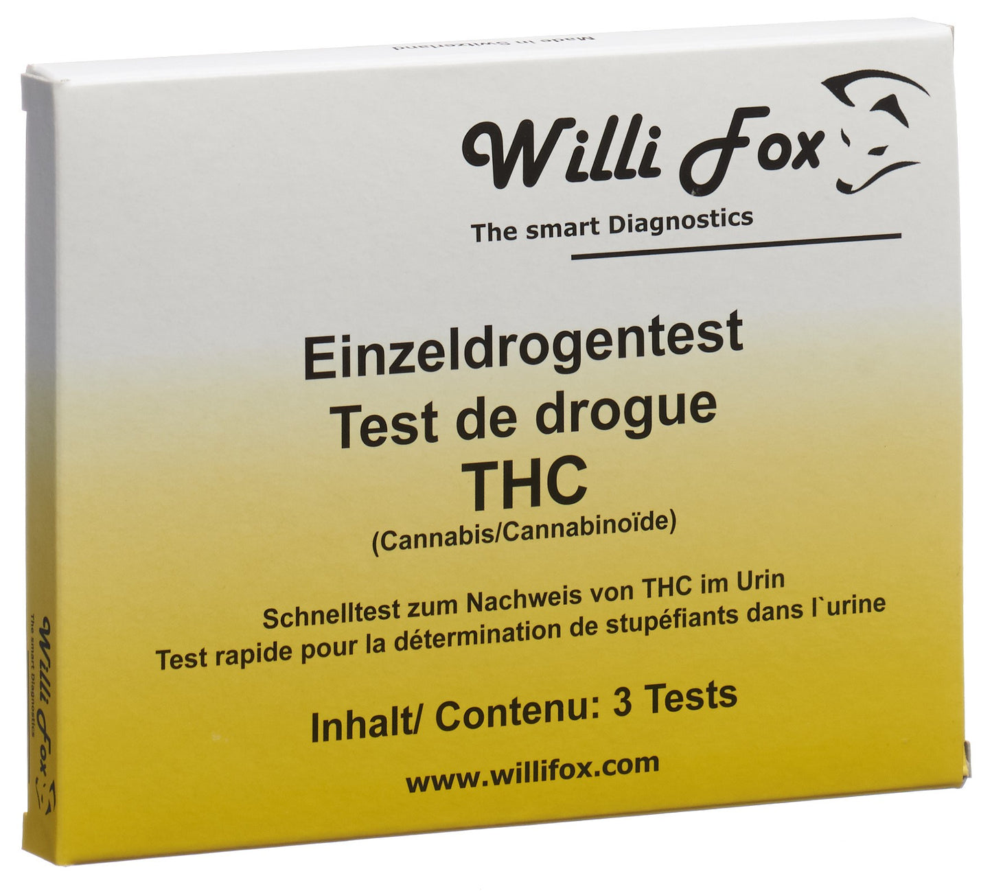 WILLI FOX Drogentest THC einzel Urin