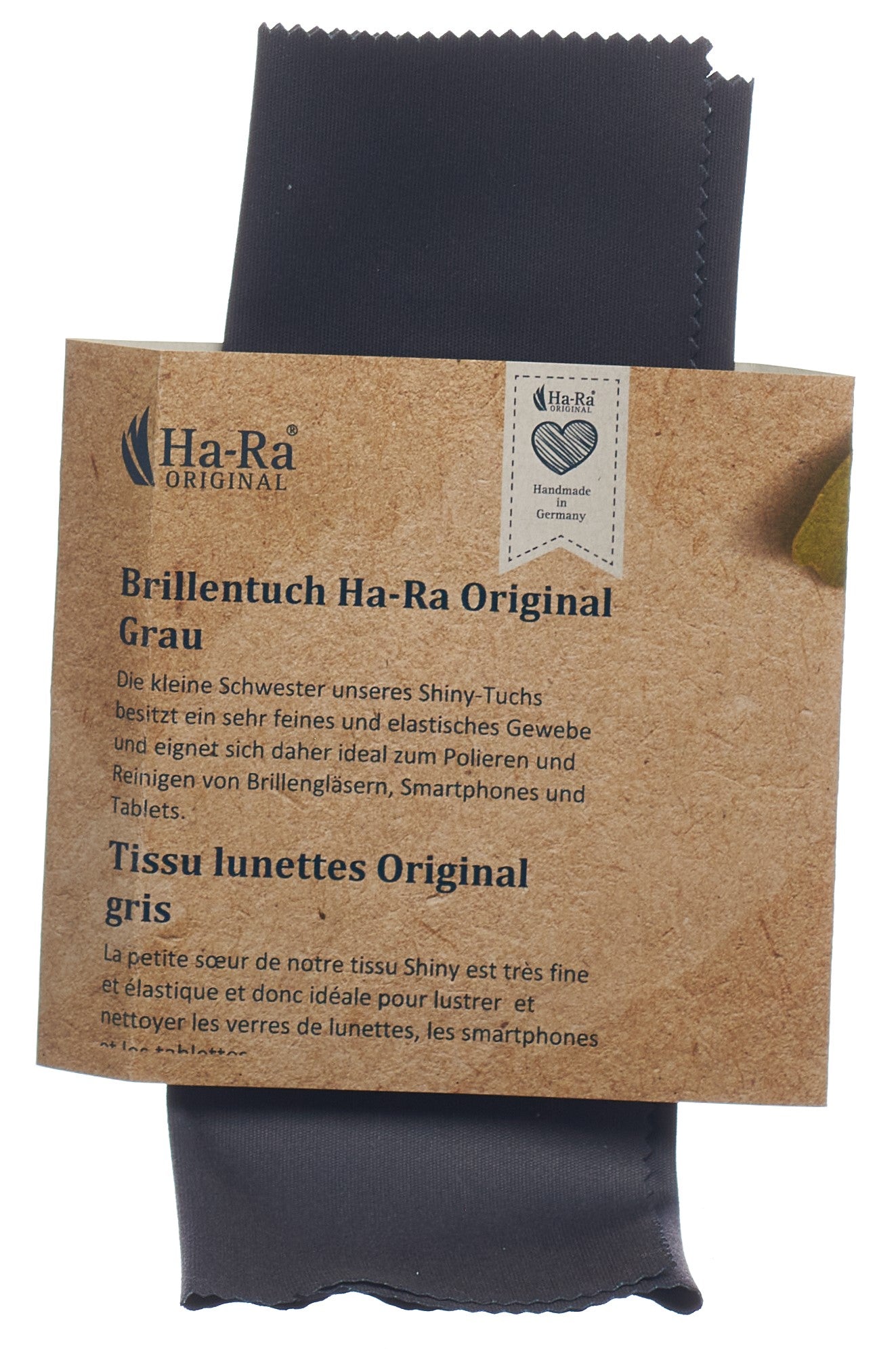 HA-RA Brillentuch grau