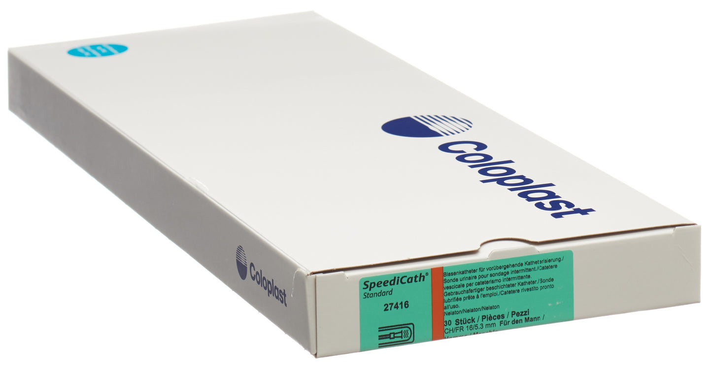 SPEEDICATH 1x Katheter CH16 40cm Mann Nelat