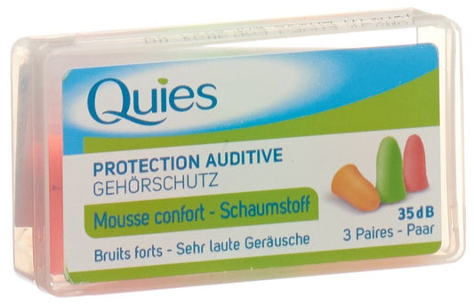 QUIES Lärmgehörschutzkugeln Schaumstoff