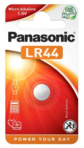 PANASONIC Batterien Knopfzelle LR44