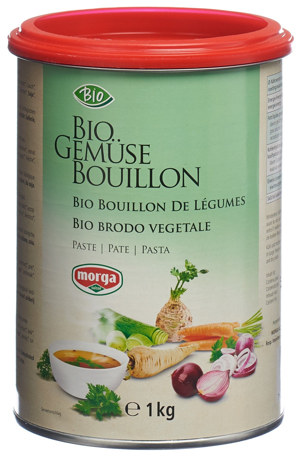 MORGA Gemüse Bouillon Paste Bio