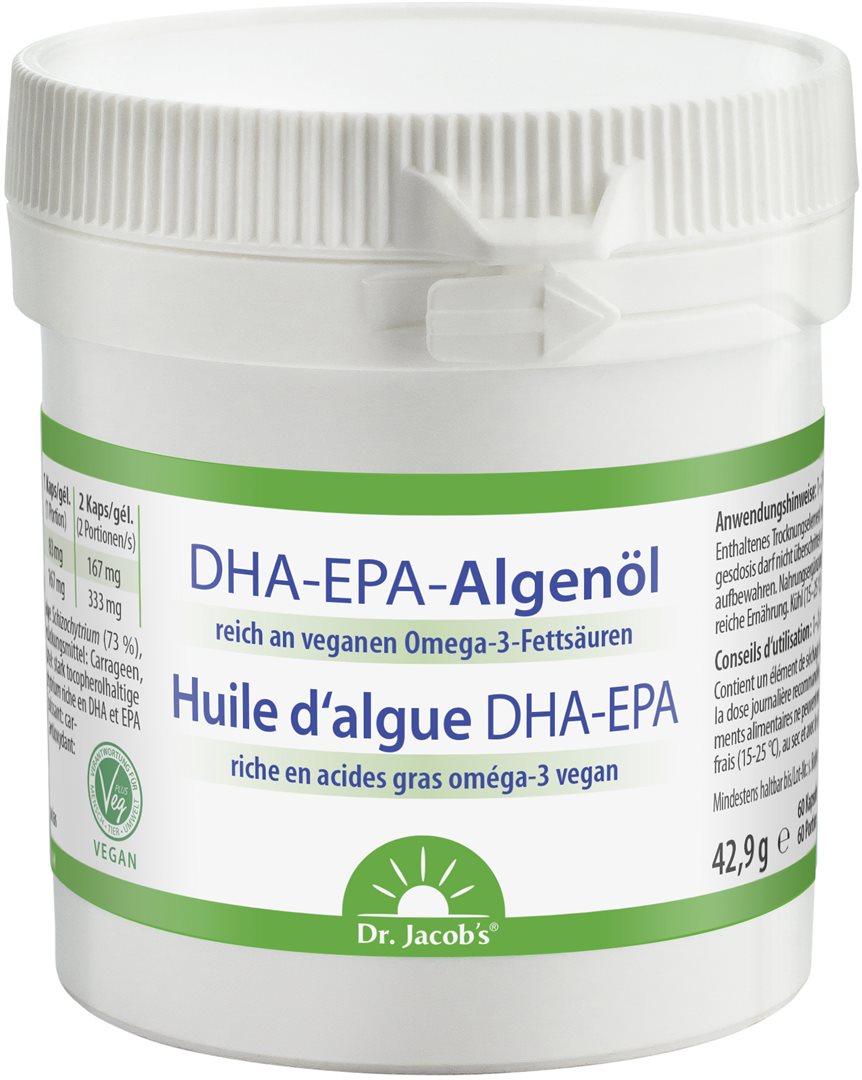 DR. JACOB'S DHA-EPA-Algenöl Kaps