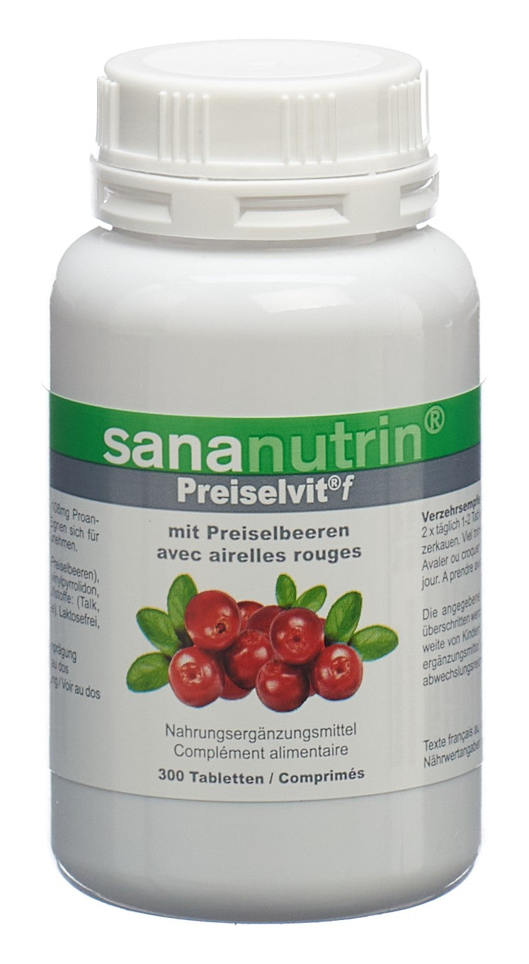 SANANUTRIN Preiselvit f Tabl