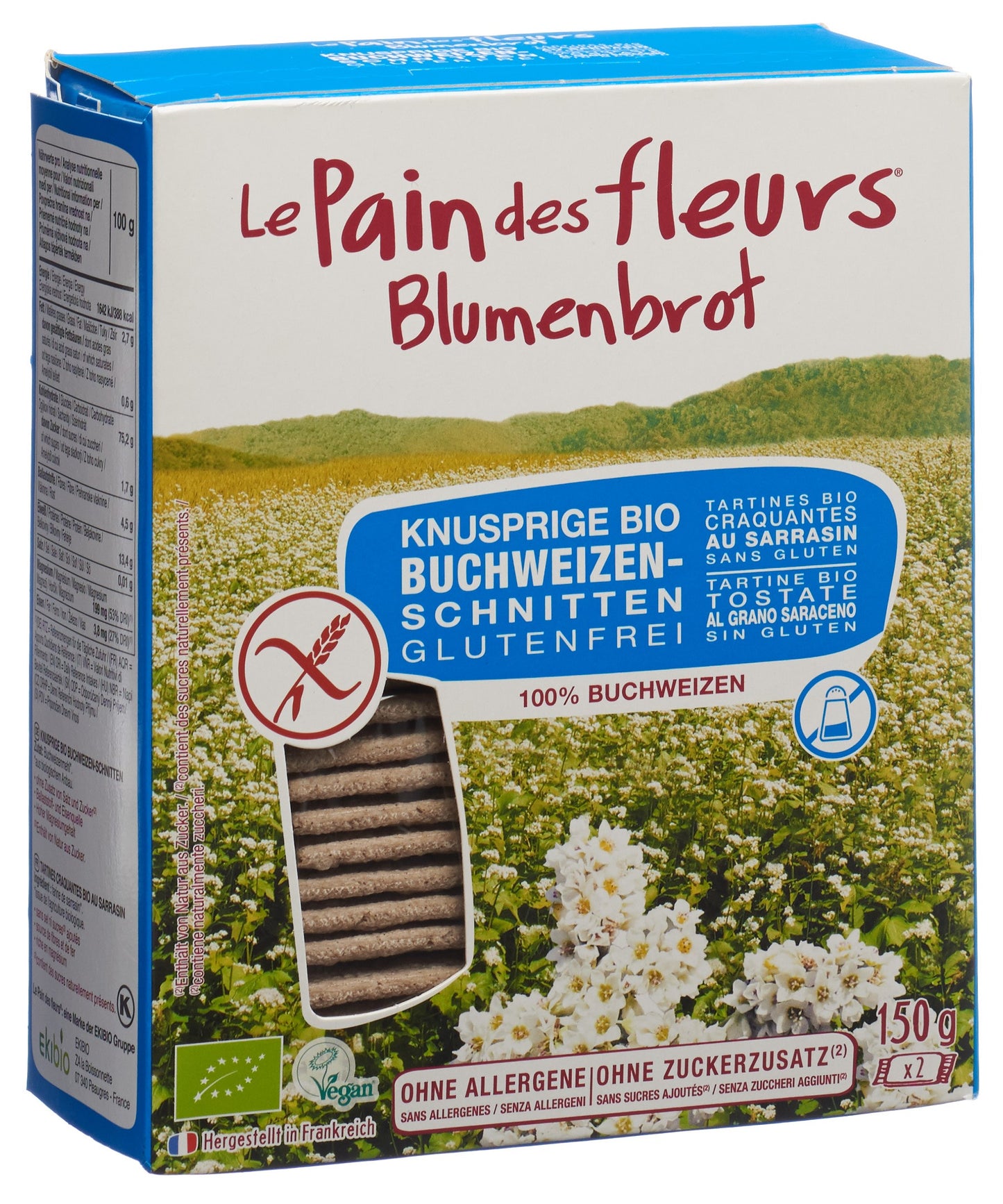 BLUMENBROT Knusprige Schnitten Buchweiz o Z