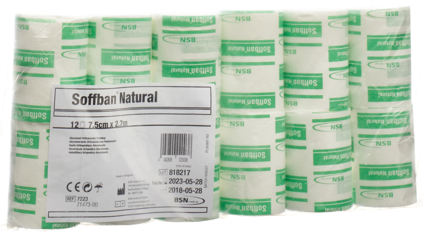 SOFFBAN NATUR Polsterbinde 7.5cmx2.7m