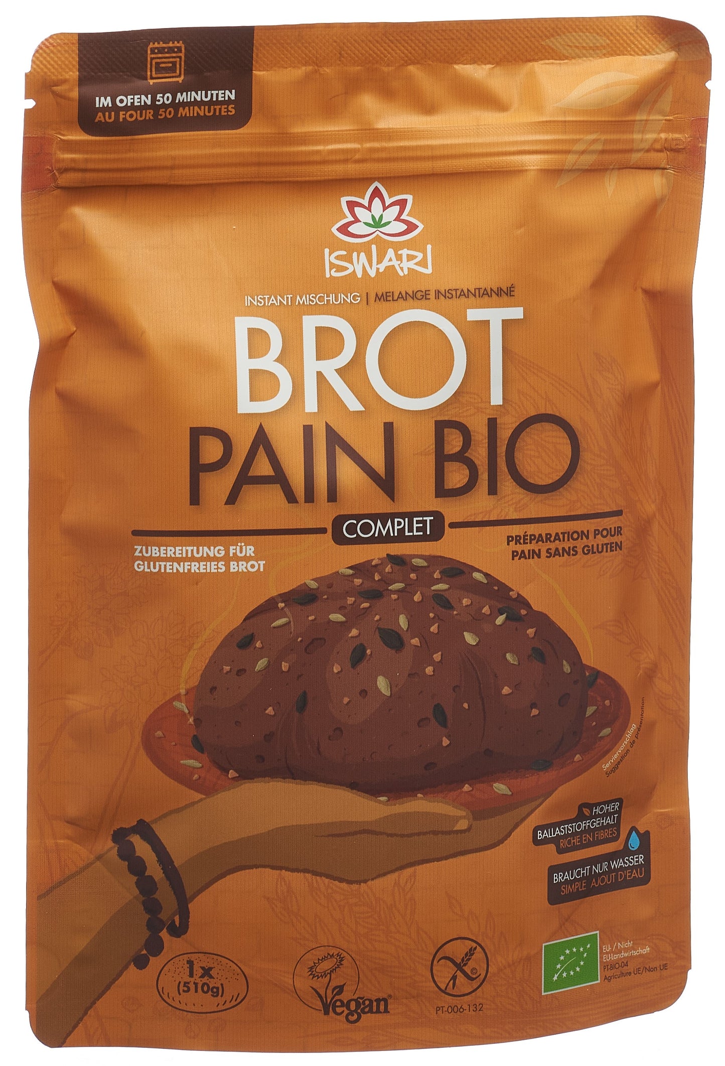 ISWARI Instant Bread Mix Original BIO