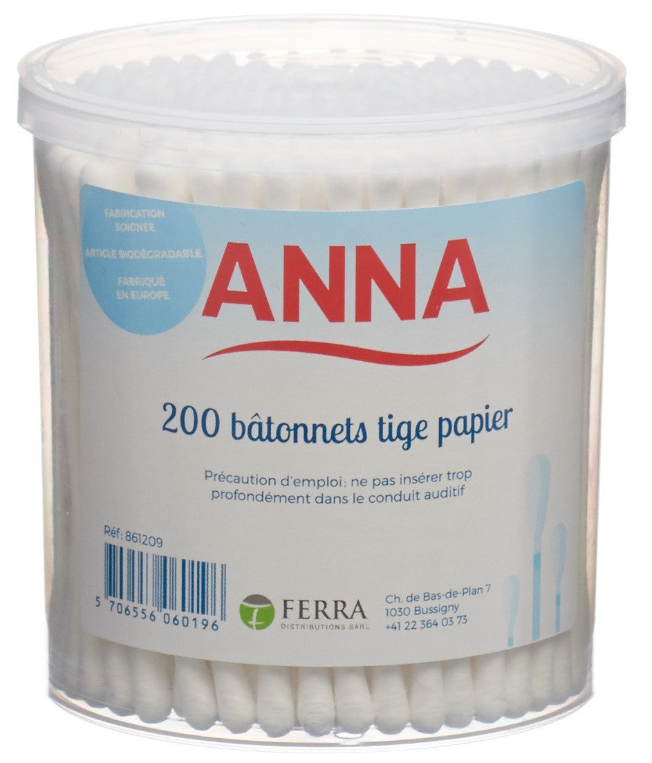 ANNA Wattestäbchen Papier