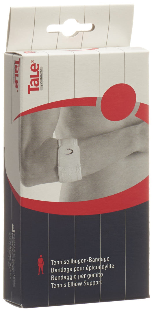 TALE Tennisellbogen Bandage 5cm Velcro weiss