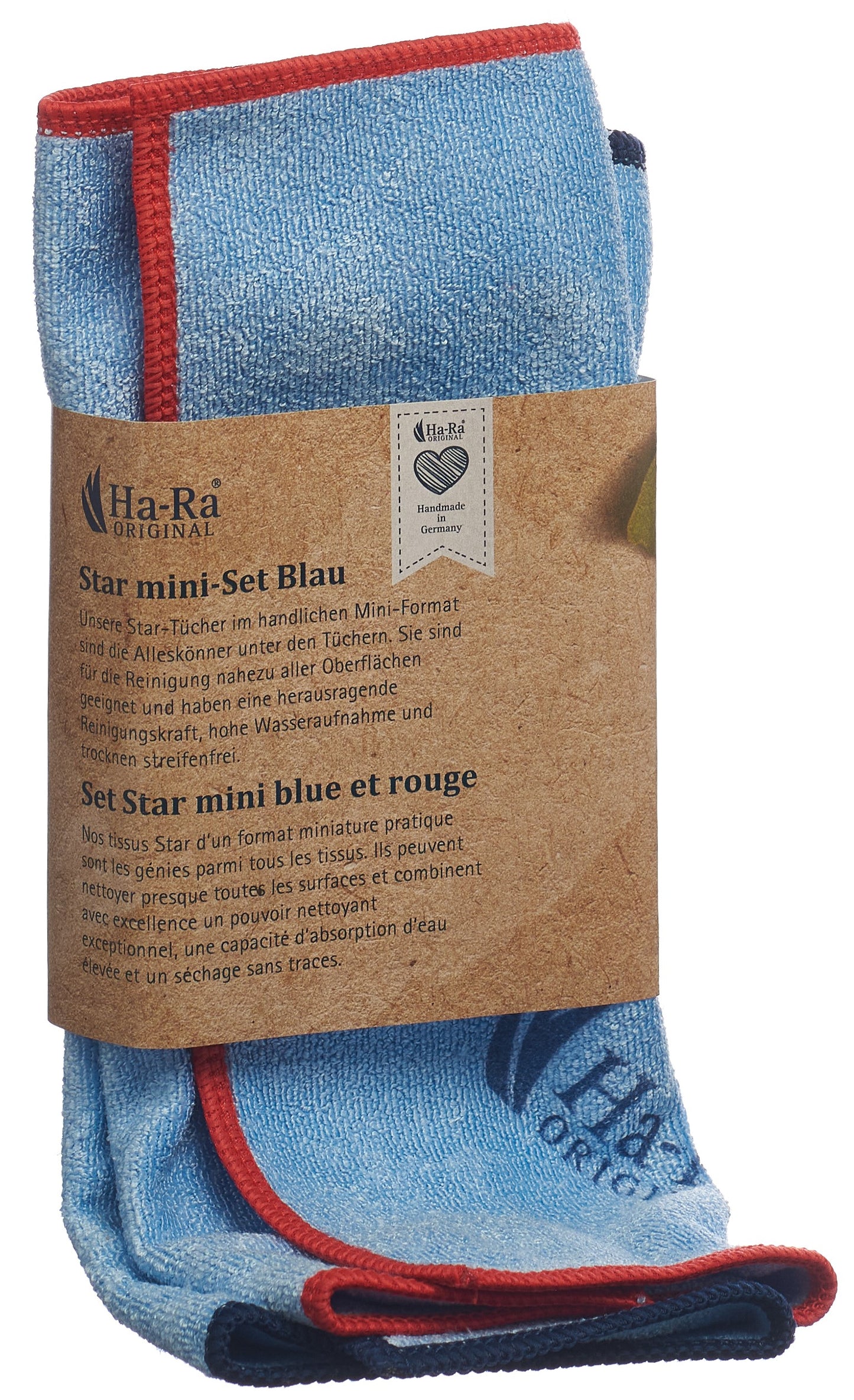 HA-RA Star-Tuch Mini Set blau
