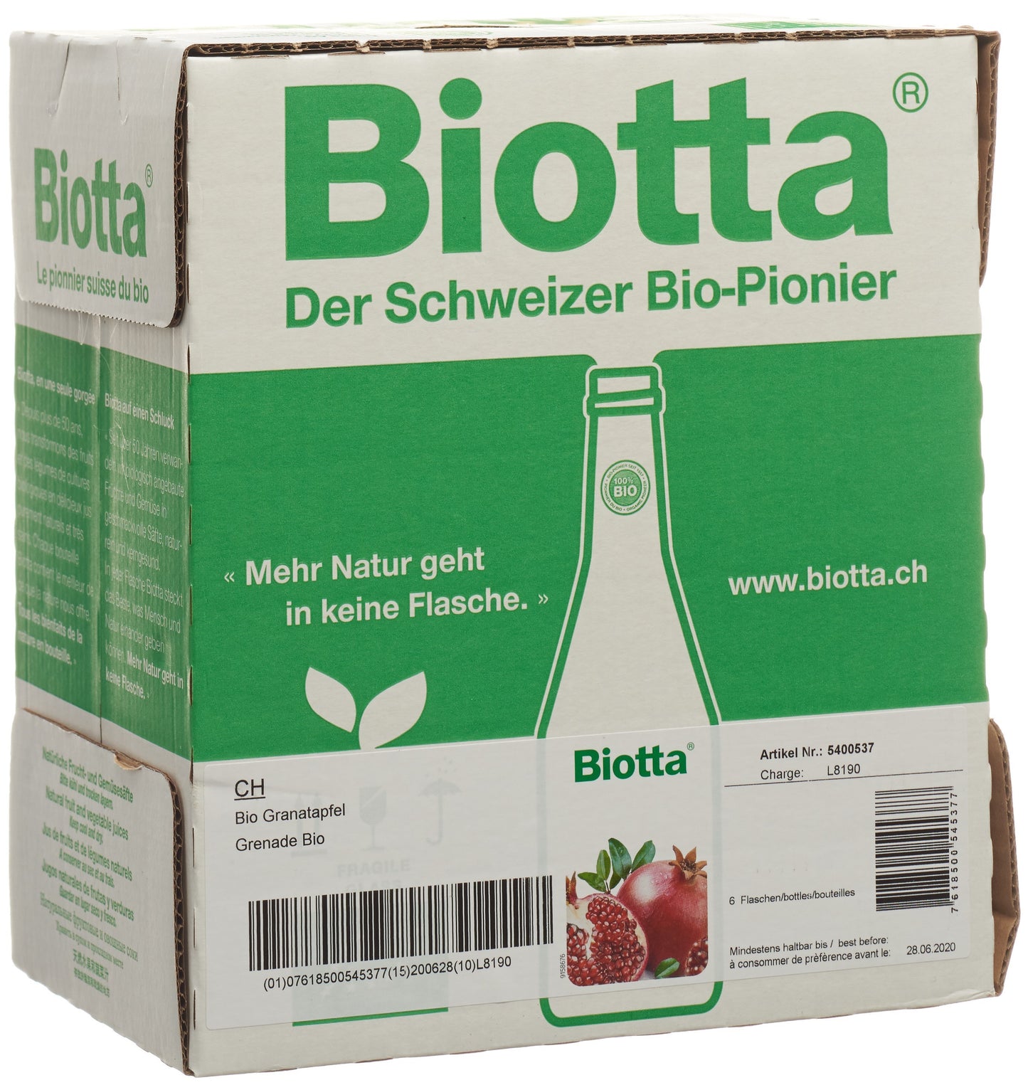 BIOTTA Granatapfel Bio