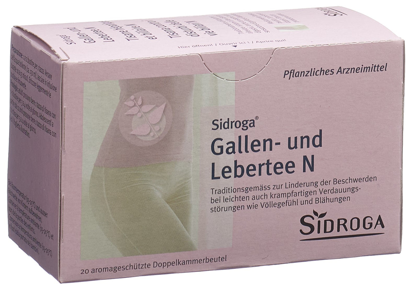SIDROGA Gallen- und Lebertee N