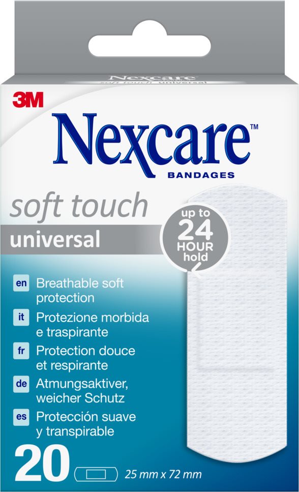 3M NEXCARE Soft Touch univer Pflast 25x72mm