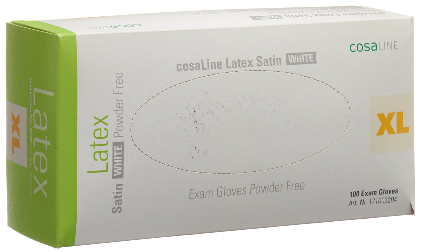 COSALINE UHS XL Latex Sat weiss puderf