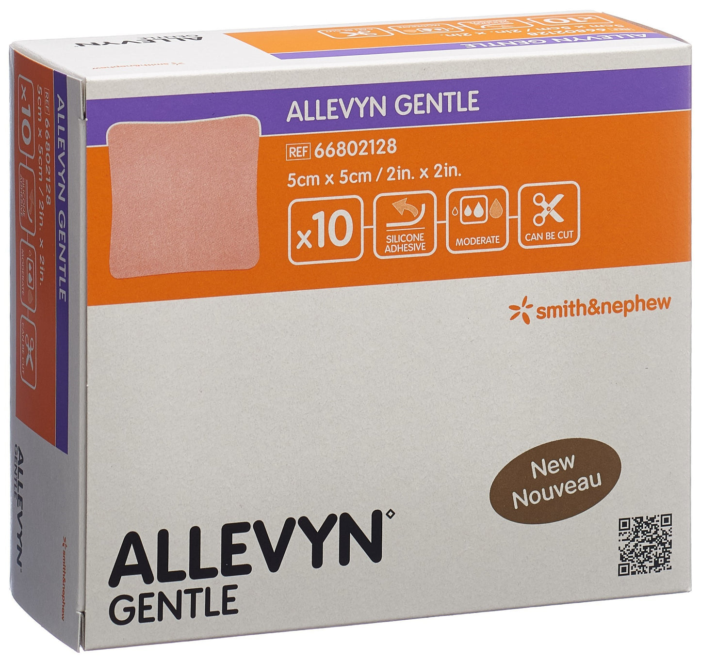 ALLEVYN GENTLE Wundverband 5x5cm