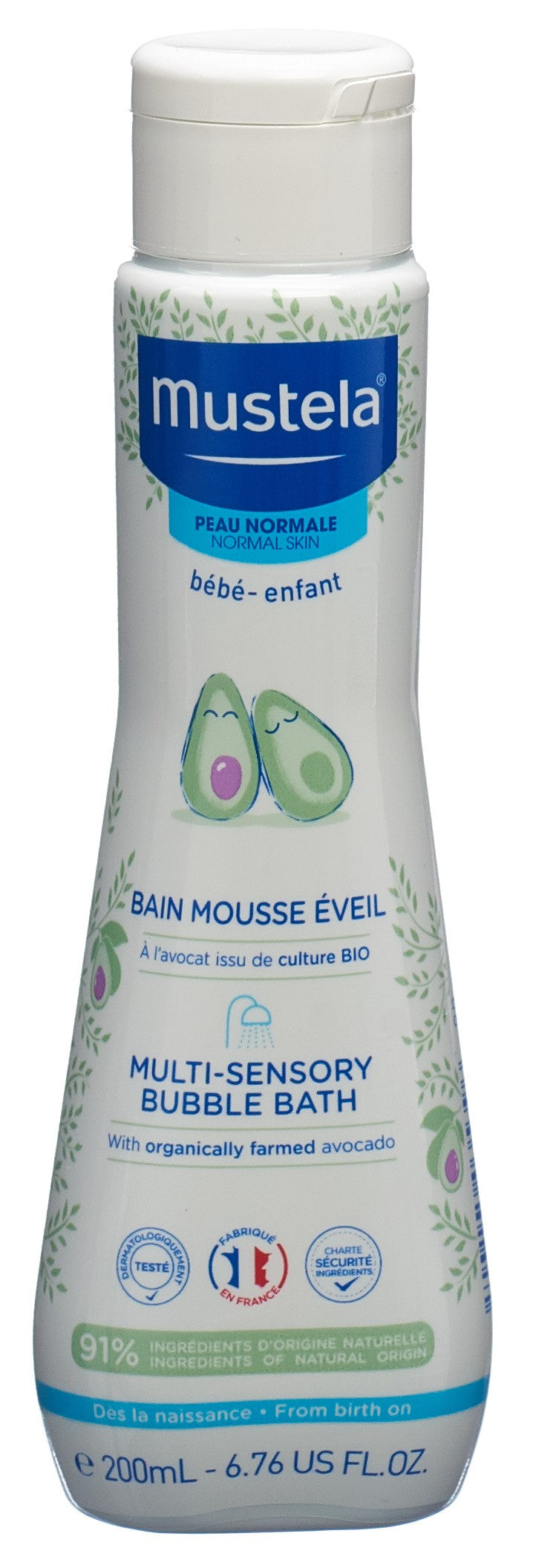 MUSTELA Anregendes Schaumbad normale Haut
