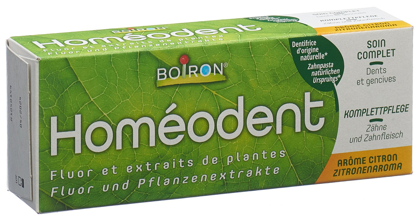 HOMEODENT Zahn Zahnfleischpflege Zitrone