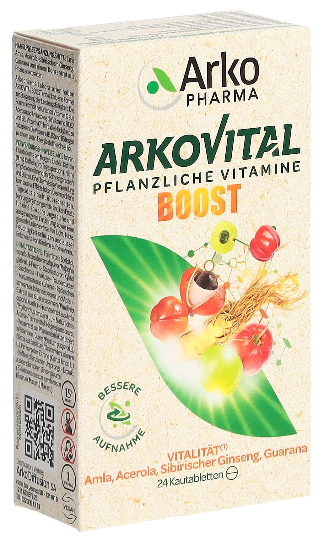 ARKOVITAL Acerola Boost Kautabl