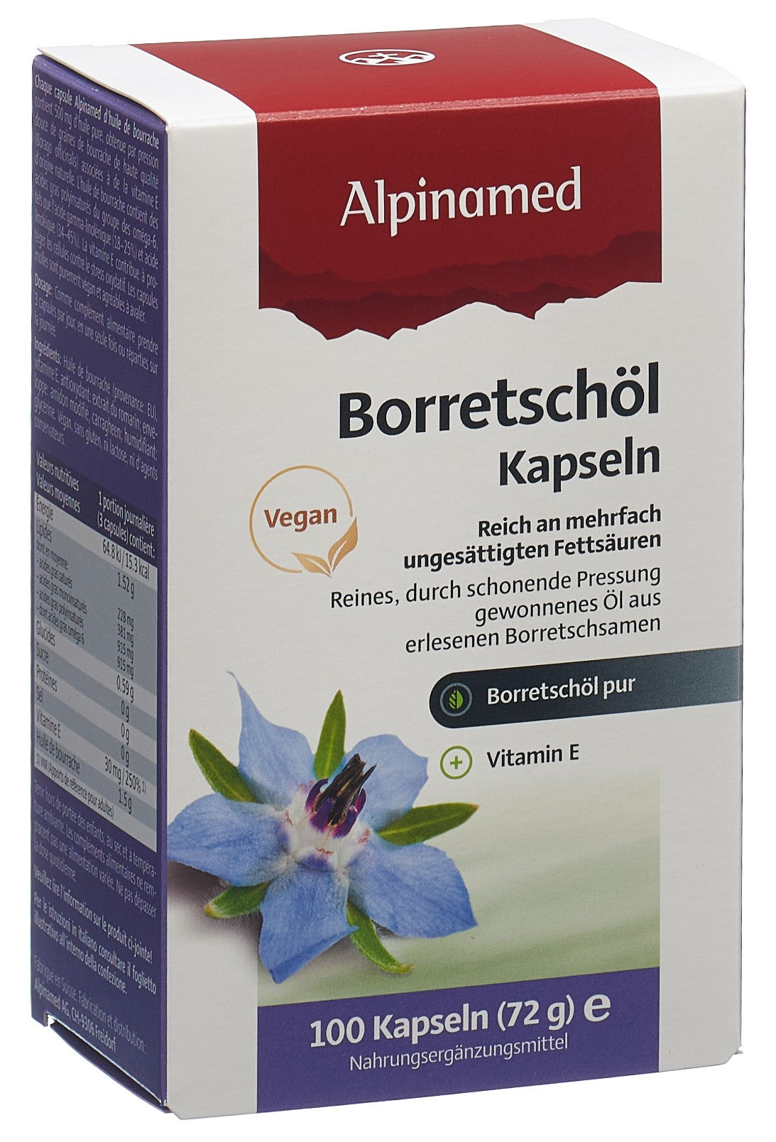 ALPINAMED Borretschöl Kaps