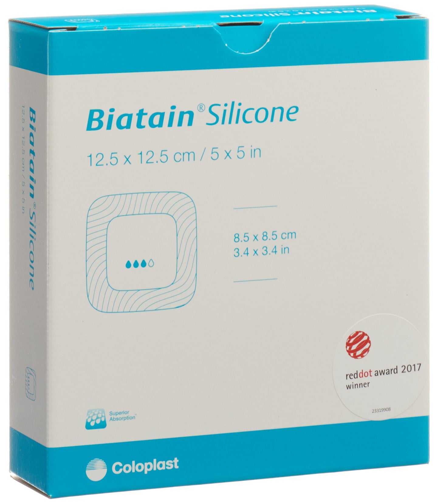 BIATAIN Silicone Schaumv 12.5x12.5cm selbst