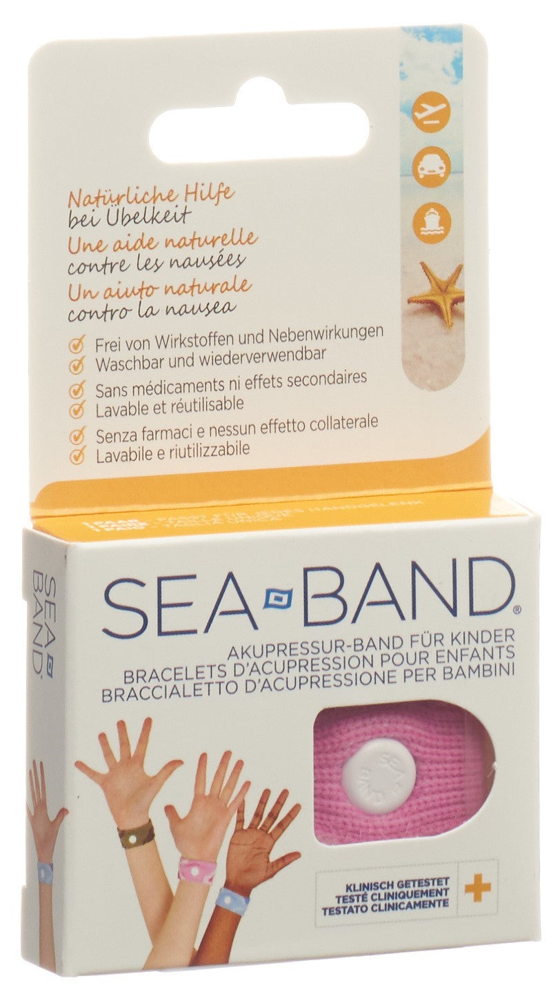SEA-BAND Akupressurband Kinder pink