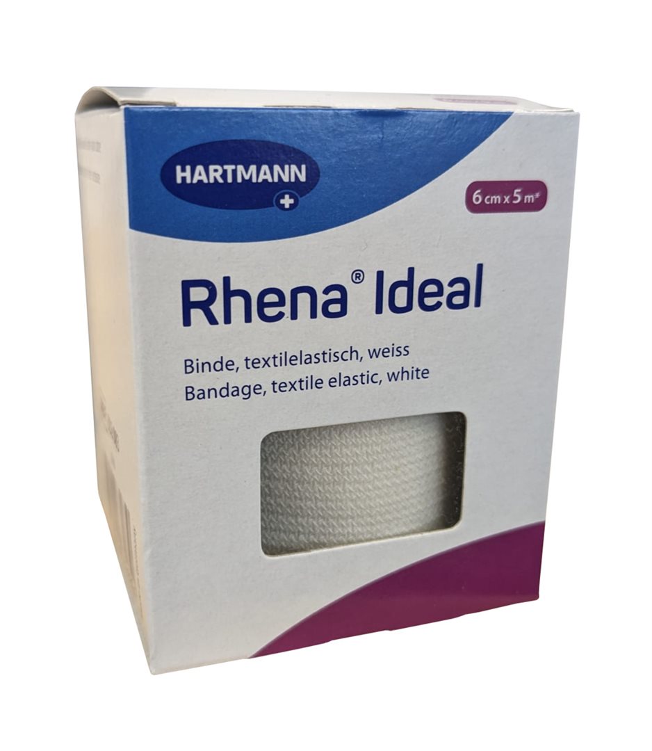 RHENA Ideal Elastische Binde 6cmx5m weiss