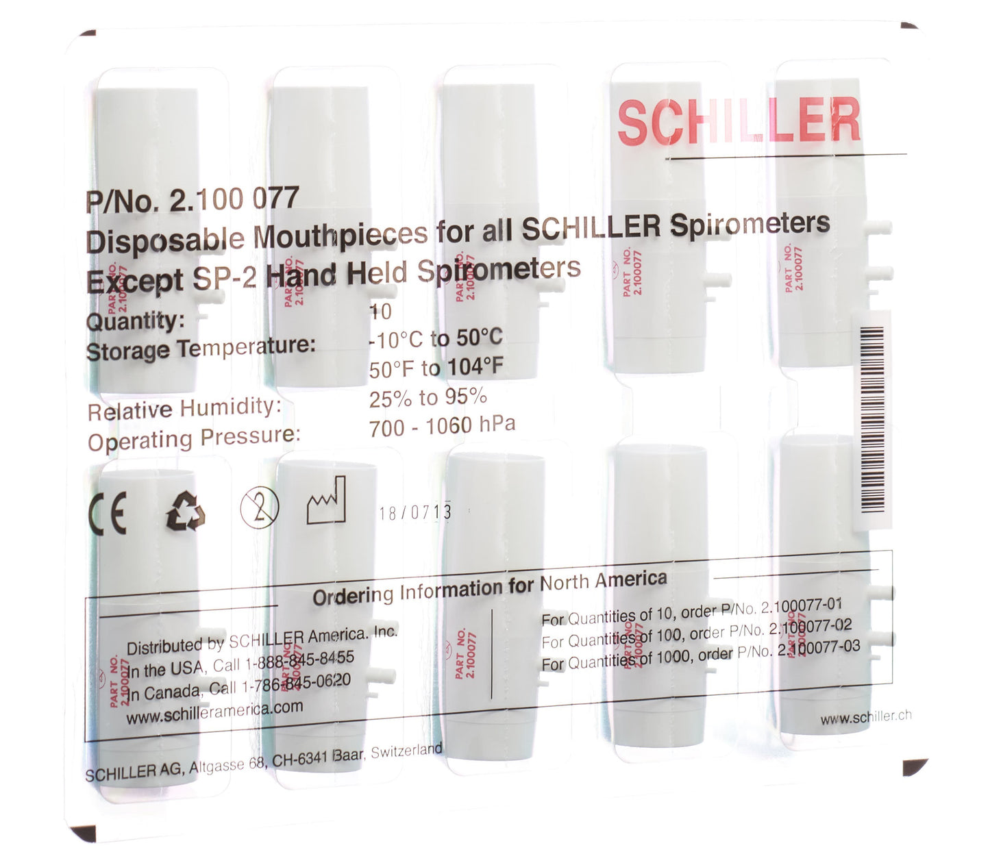 SCHILLER Flow Sensor SP150/SP250