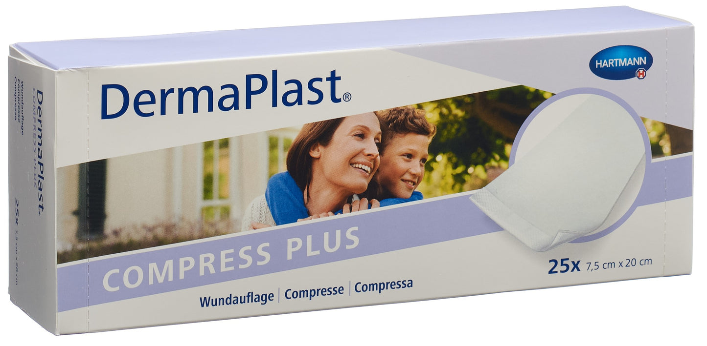 DERMAPLAST Compress Plus 7.5x20cm