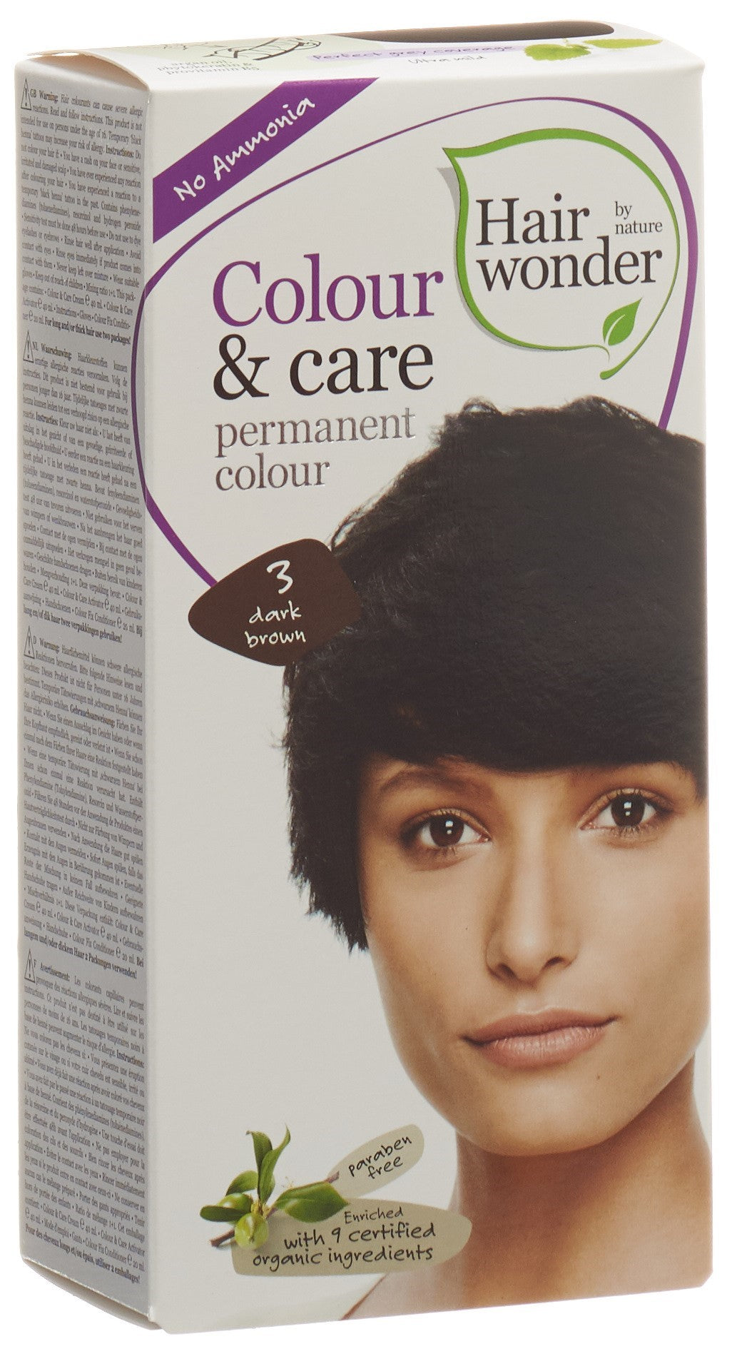 HENNA Hairwonder Colour & Care 3 dunkelbraun