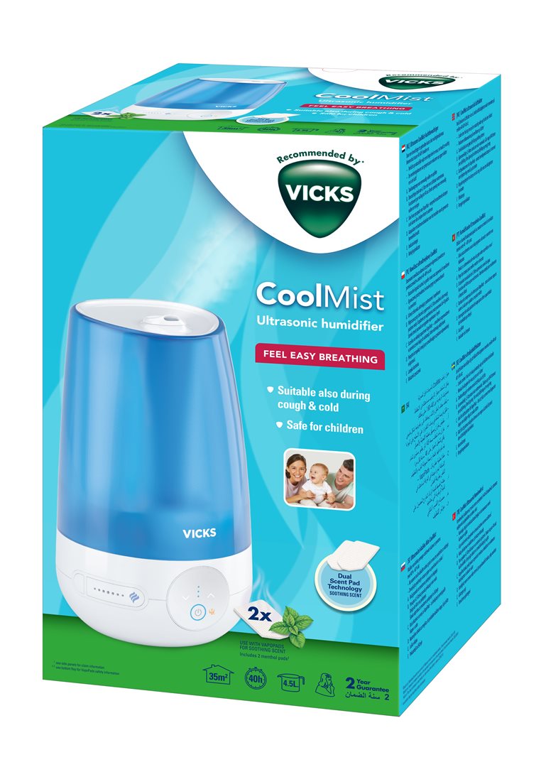 VICKS Mini Kaltluft Ultraschall-Luftb VUL565E