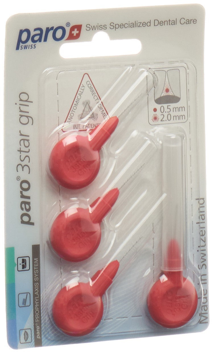 PARO 3Star-Grip 2mm xxx-fein rot zylin