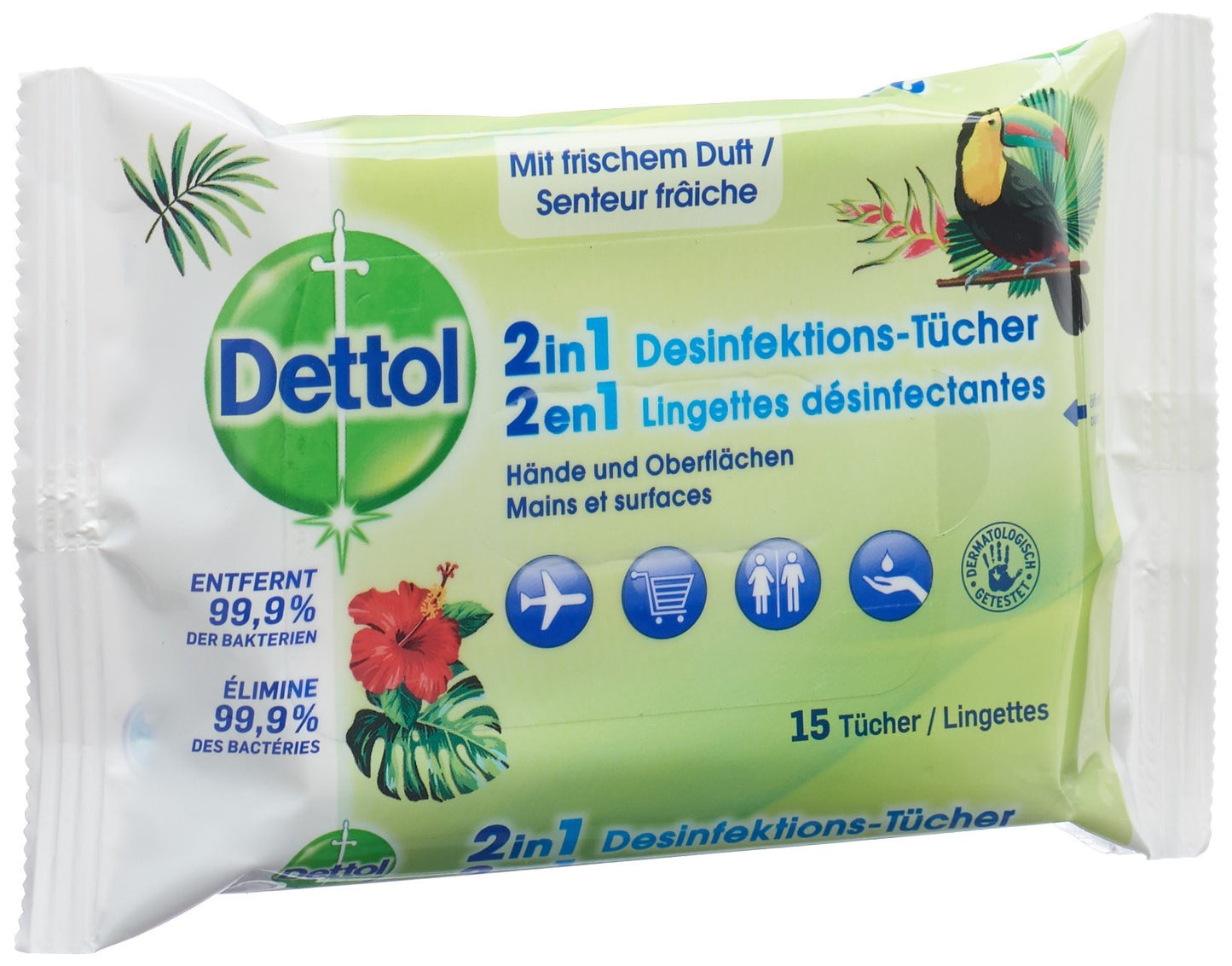 DETTOL 2in1 Desinfektions-Tücher