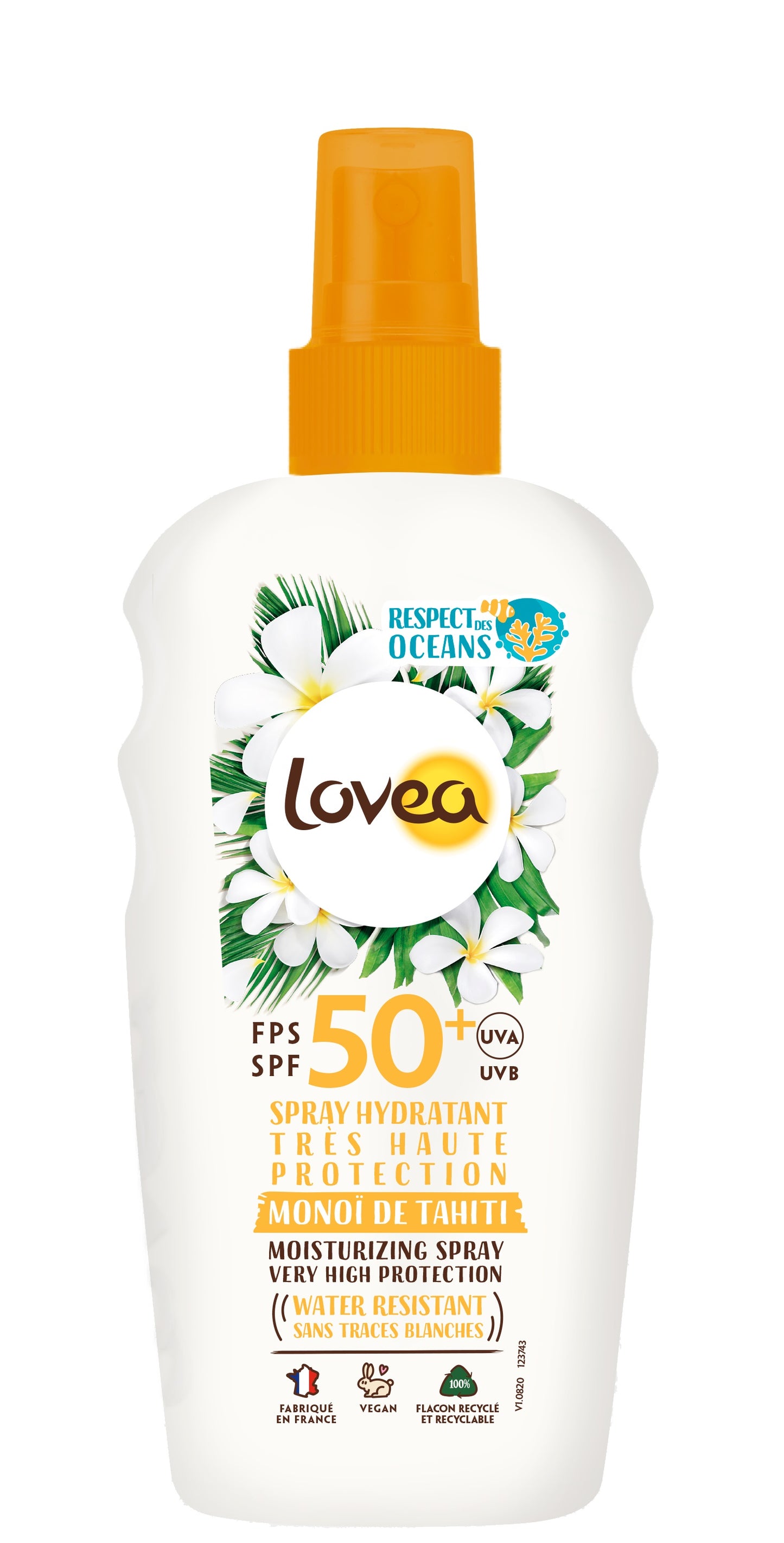 LOVEA Spray hydratant SPF50+ Monoï Tahiti
