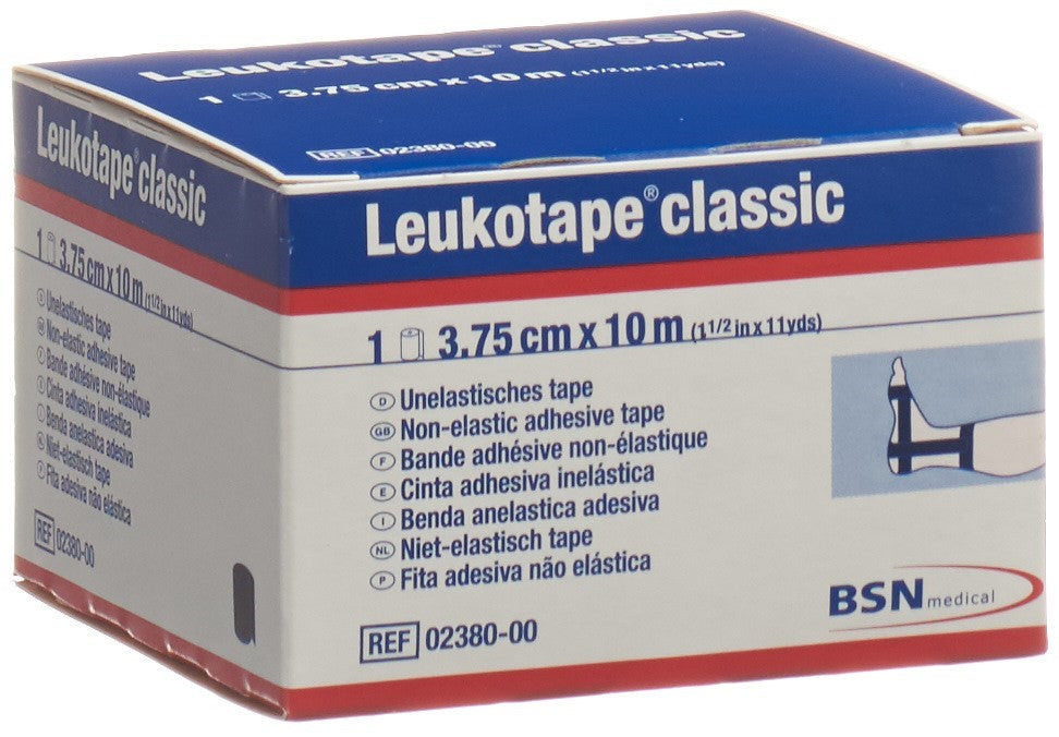 LEUKOTAPE classic Pflasterband 10mx3.75cm schwarz
