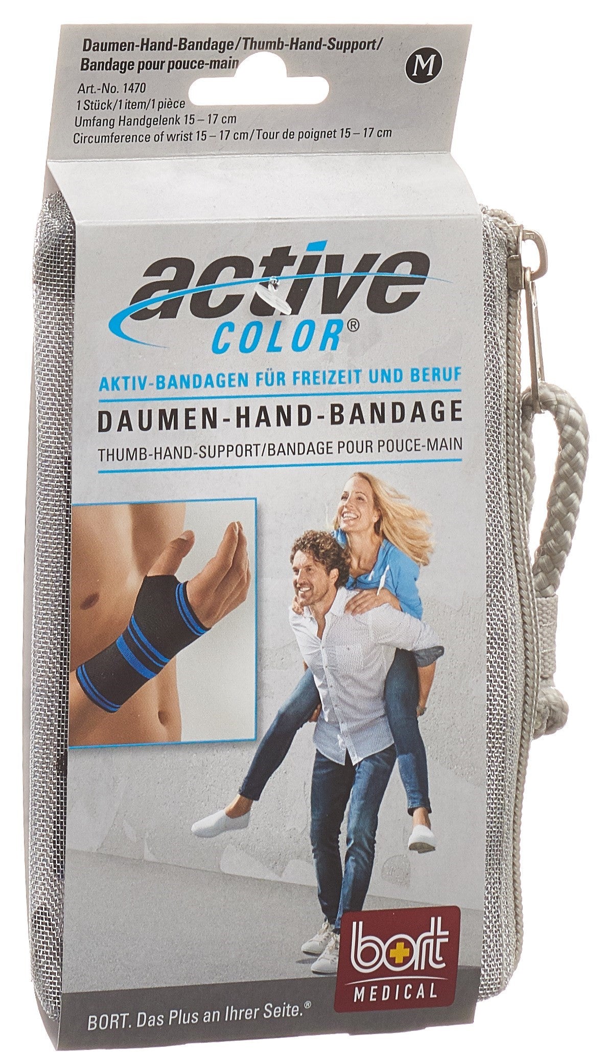 BORT ActiveColor Daumen-Hand S schwarz