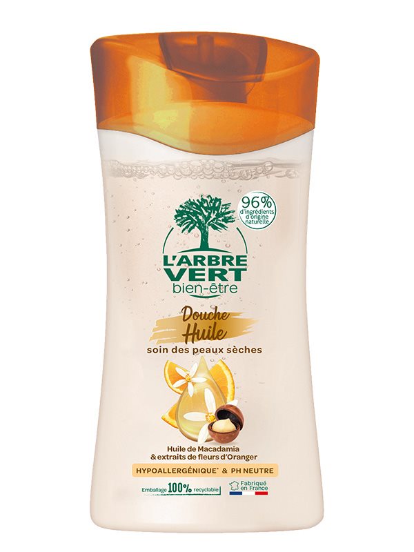 L'ARBRE VERT Dusche Öl Macadamia FR