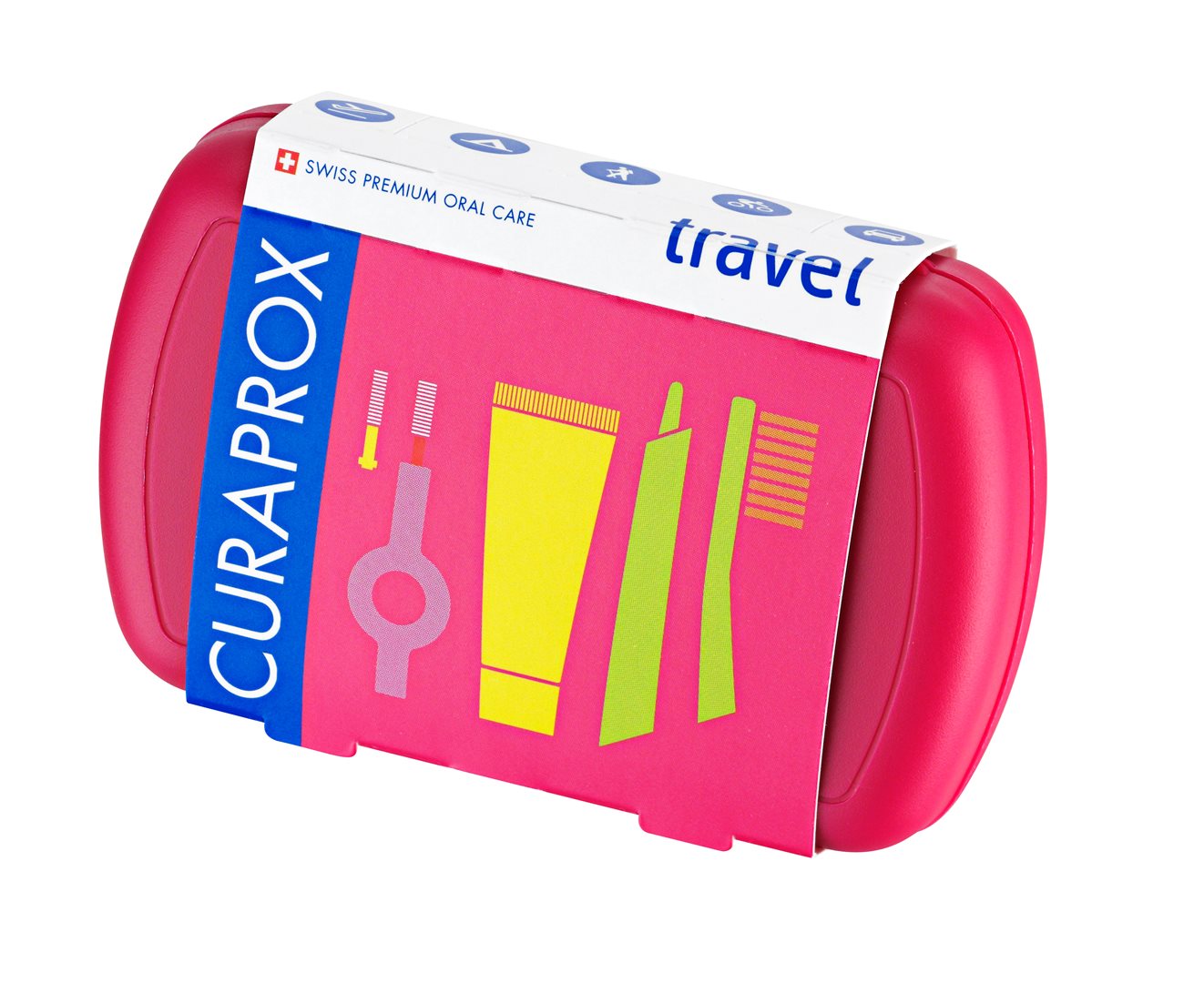 CURAPROX Travel Set magenta