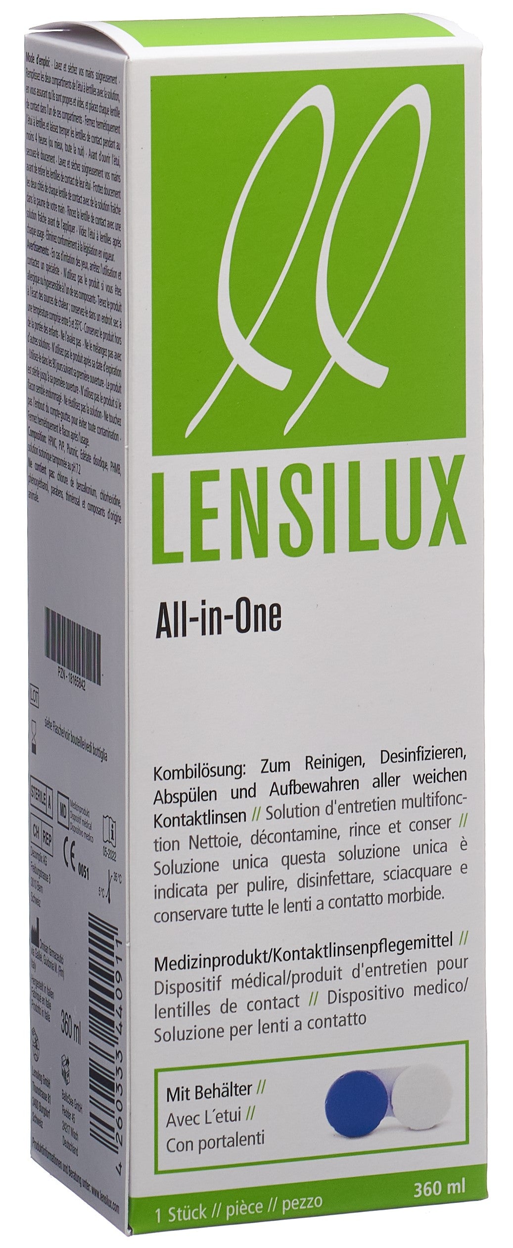 LENSILUX All-in-One Kombilösung +Behälter