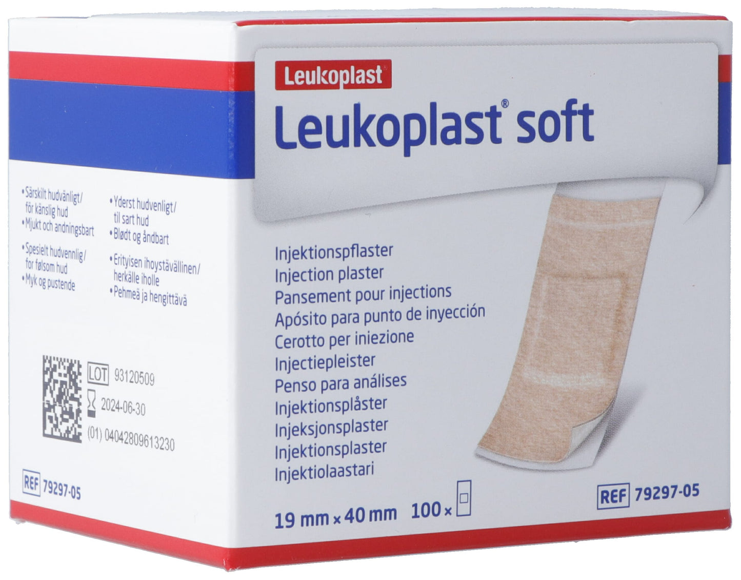 LEUKOPLAST Soft Injektionspflaster 19x40mm