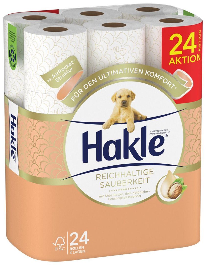 HAKLE Toilettenpa Reichhaltige Saub Sh But