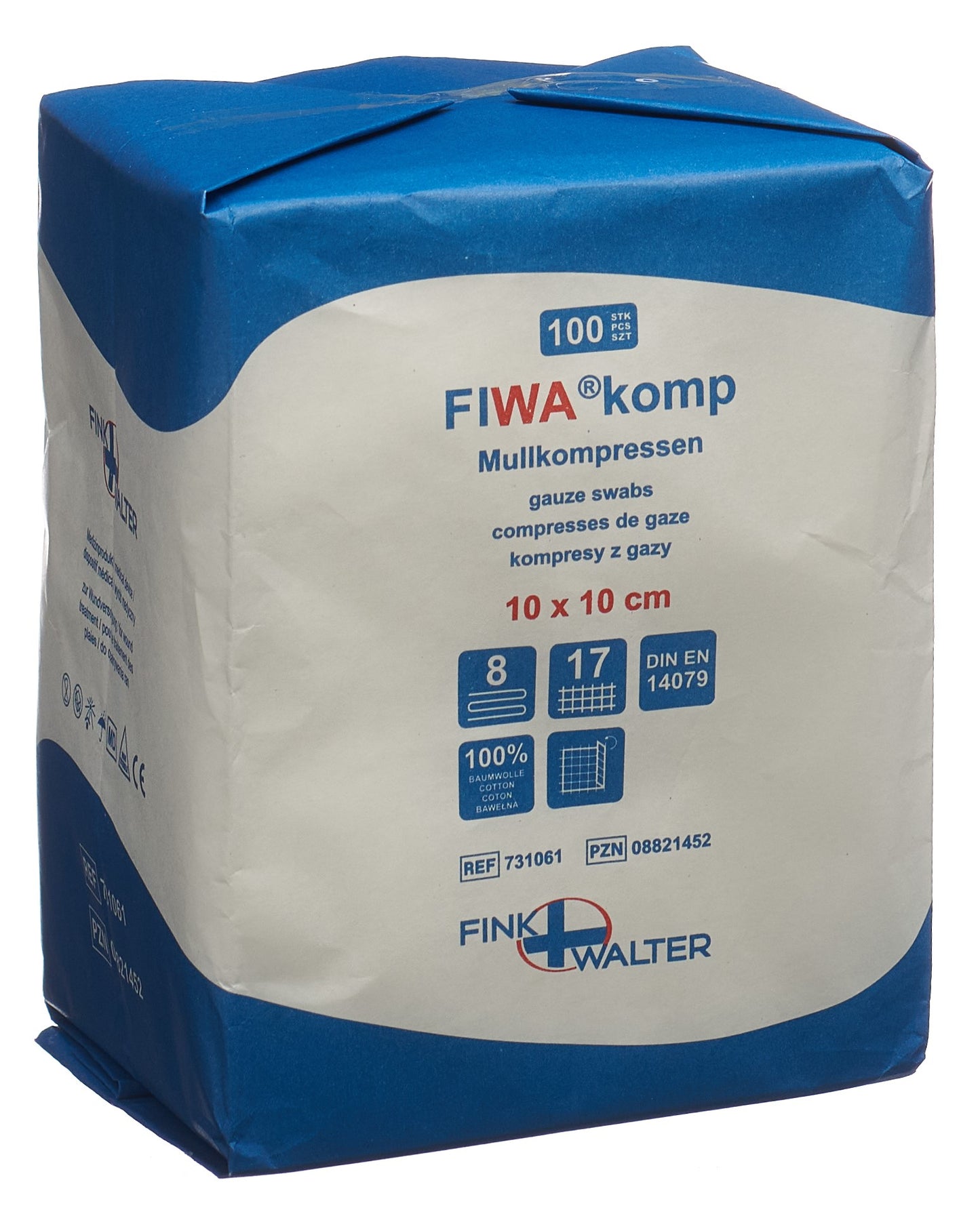 FIWA komp Mullkompressen 10x10cm