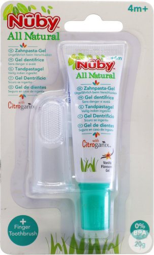 NUBY All Naturals Fingerzahnbürste Zahncreme