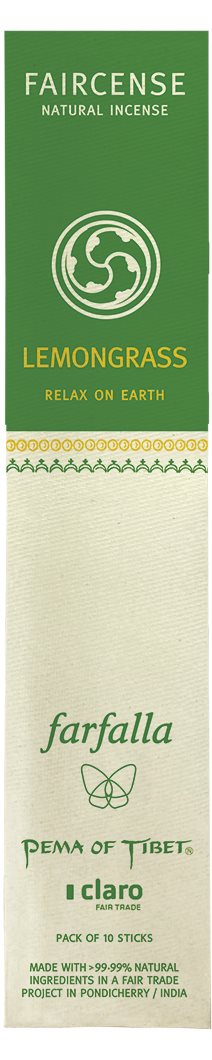 FAIRCENSE Räucherstäbchen Lemongr/Rel Earth