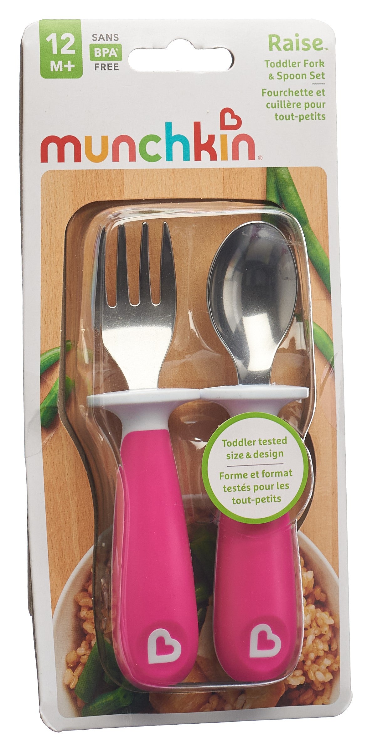 MUNCHKIN Raise Löffel und Gabel Edelstahl 2 Stk