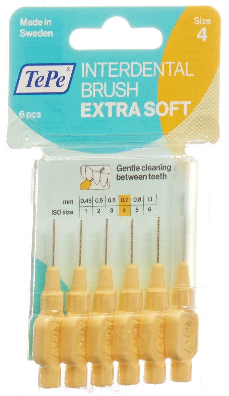 TEPE Interden Brush 0.7mm x-soft gelb