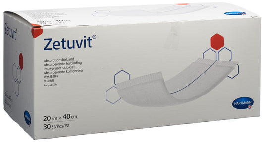 ZETUVIT Absorptionsverband 20x40cm