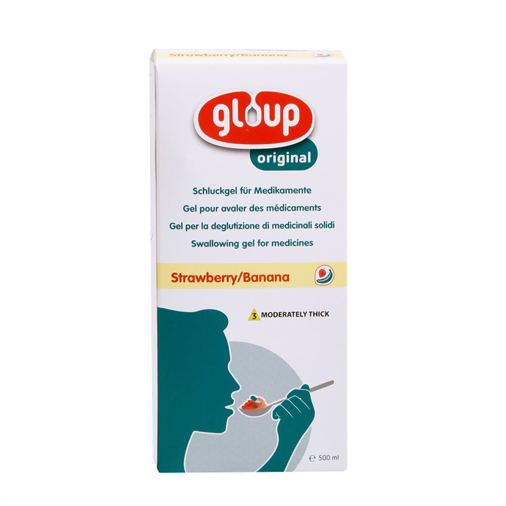 GLOUP Schluck Gel Orig Erdbeer-Bana (n)