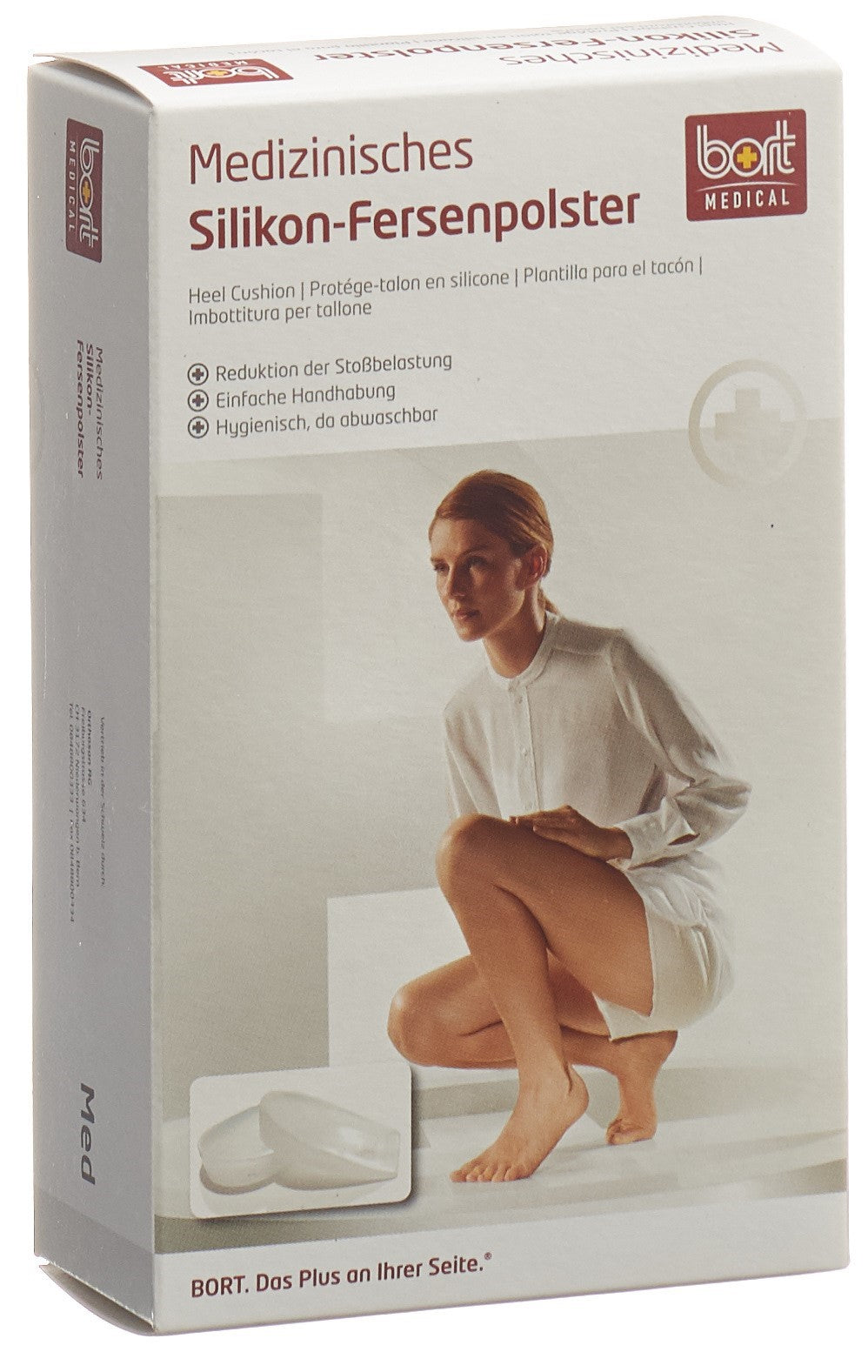BORT Silikon-Fersenpolster S-38
