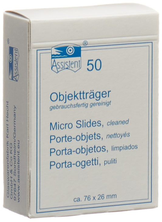 ASSISTENT Objektträger Elka Kant gesch CE