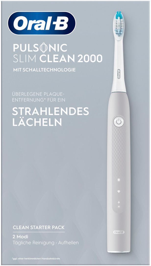 ORAL-B Pulsonic Slim Clean 2000 grau